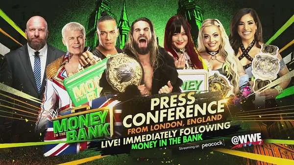 WWE Press Conference Money In The Bank 2023