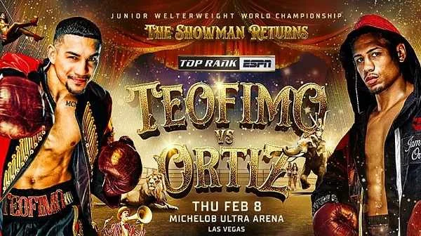 Top Rank Boxing Teofimo Lopez vs Jamaine Ortiz 2/9/24